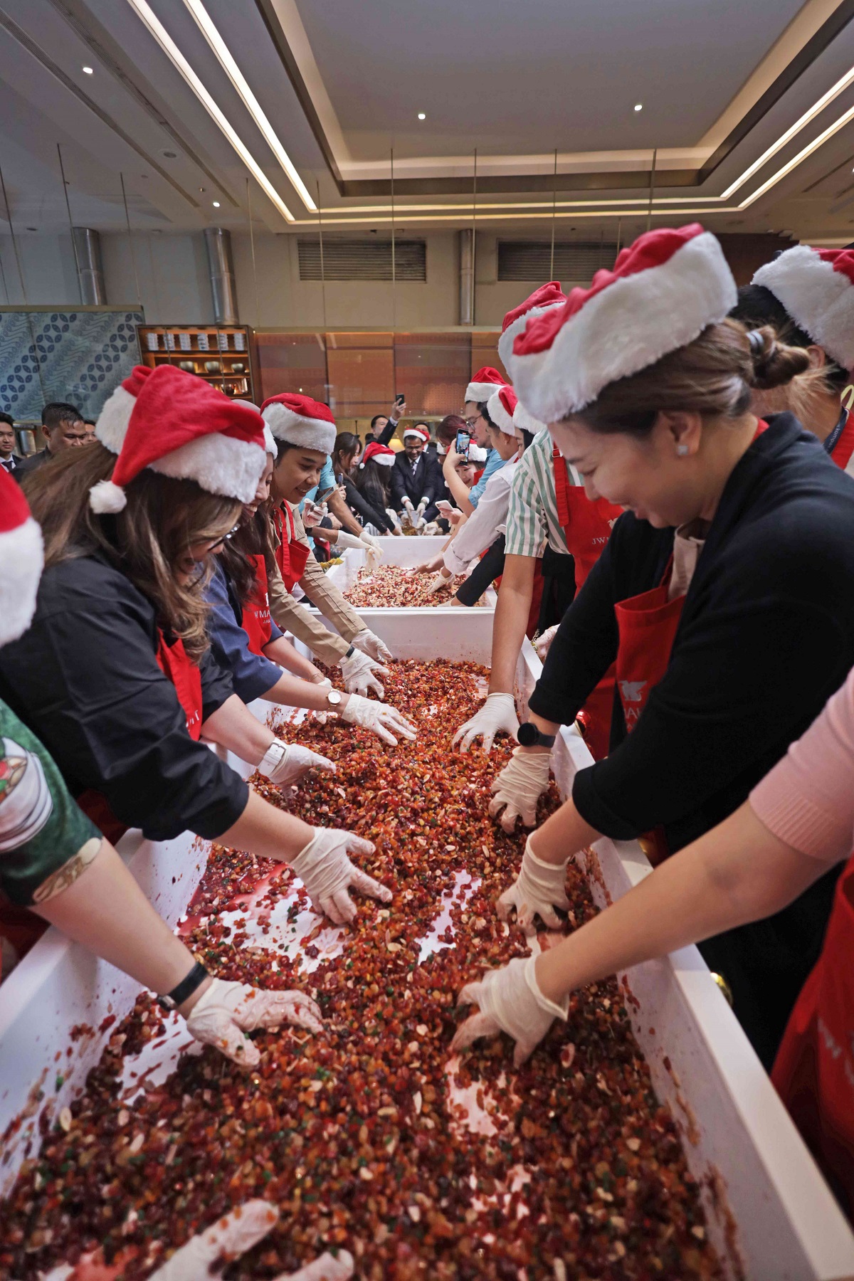 JW Marriott Hotel Jakarta Presents JW Cake Mixing Ceremony to
